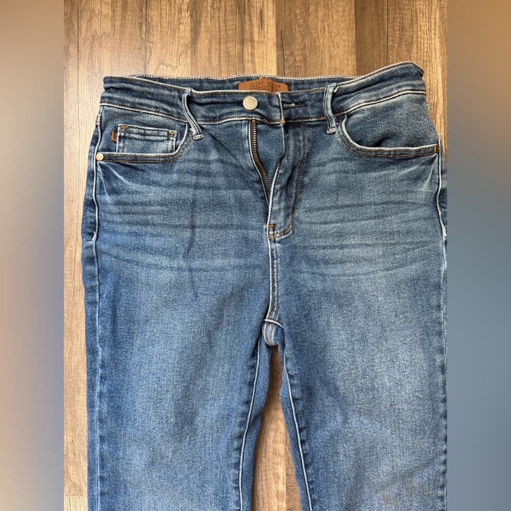 Judy Blue Straight Leg Denim Jeans kick flare size 29 EUC women’s - Picture 2 of 6